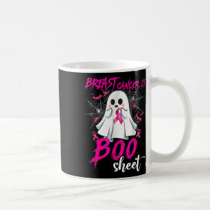 Borstkanker is Boo Sheet Halloween Breast Cancer Koffiemok