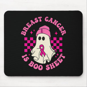 Borstkanker is Boo Sheet Halloween Breast Cancer Muismat