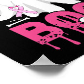 Borstkanker is Boo Sheet Halloween Breast Cancer Poster (Hoek)