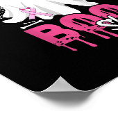 Borstkanker is Boo Sheet Halloween Breast Cancer Poster (Hoek)