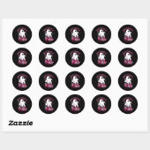 Borstkanker is Boo Sheet Halloween Breast Cancer Ronde Sticker (Vel)
