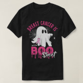 Borstkanker is Boo Sheet Halloween Breast Cancer T-shirt (Design voorkant)