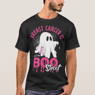 Borstkanker is Boo Sheet Halloween Breast Cancer T-shirt