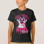 Borstkanker is Boo Sheet Halloween Breast Cancer T-shirt (Voorkant)