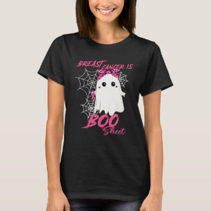 Borstkanker is laken krijger schattig spook roze t-shirt