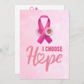 Borstkanker Kaart (Voorkant / Achterkant)
