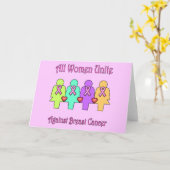 Borstkanker Kaart (Gele Bloem)