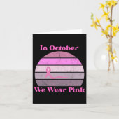 Borstkanker Kaart (Gele Bloem)