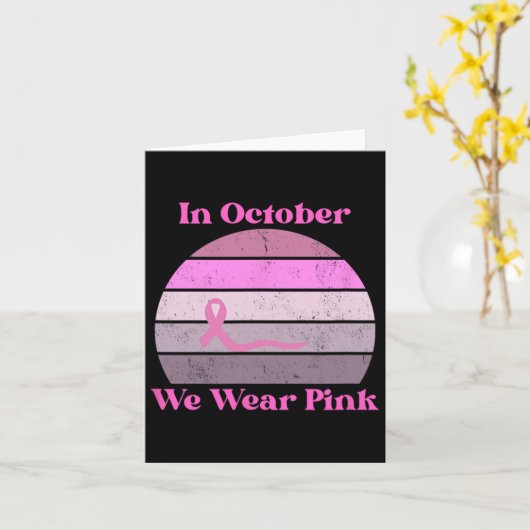 Borstkanker Kaart (Gele Bloem)