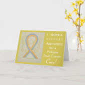 Borstkanker Kaart (Gele Bloem)