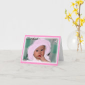 Borstkanker-kaart (Fundraisers) Kaart (Gele Bloem)