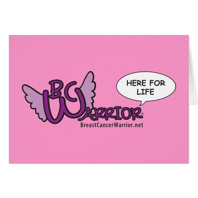 Borstkanker Kaarten (Voorkant Horizontaal)