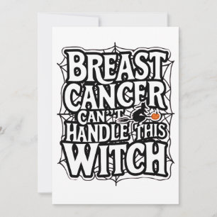 Borstkanker kan deze heks Halloween niet aan Save The Date