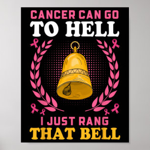 Borstkanker kan naar de hel gaan, ik heb net die b poster