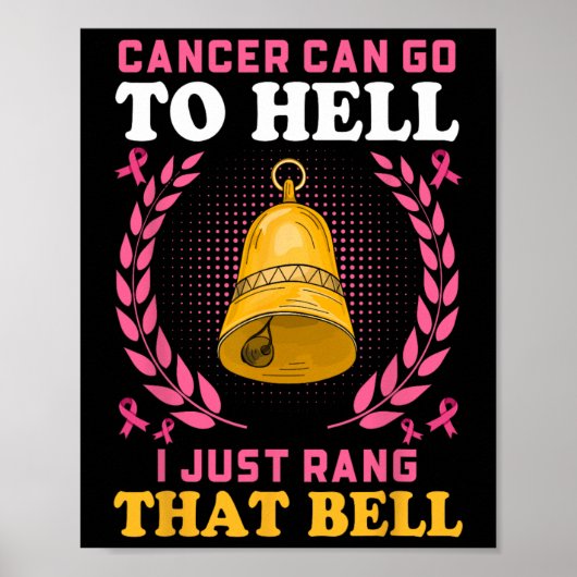 Borstkanker kan naar de hel gaan, ik heb net die b poster (Voorkant)