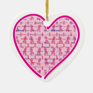 Borstkanker Keramisch Ornament