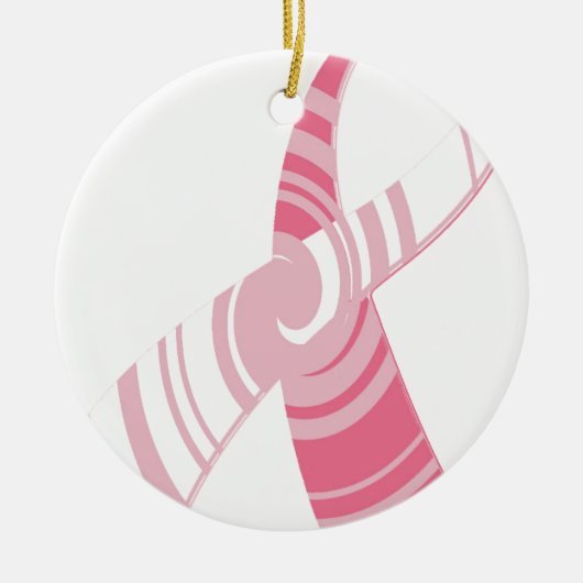 Borstkanker Keramisch Ornament (Voorkant)