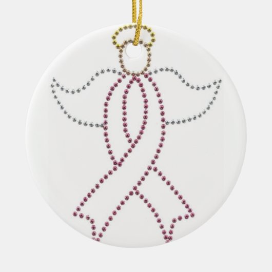 Borstkanker Keramisch Ornament (Voorkant)