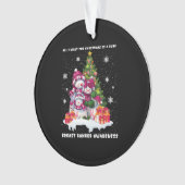 Borstkanker: kerstboom ornament (voorkant)