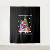 Borstkanker: kerstboom wandkleed (Voorkant)