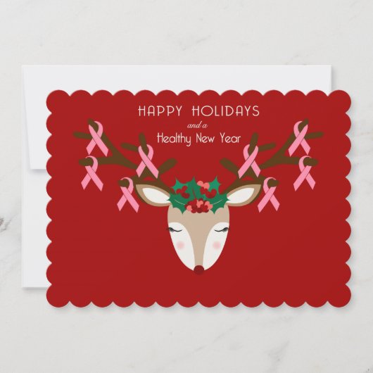 Borstkanker - Kerstkaart (Voorkant)