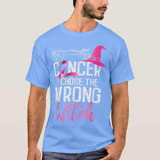 Borstkanker kiest de verkeerde heks Halloween 322 T-shirt
