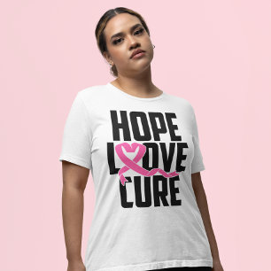 Borstkanker Krijger Roze Lint Overlevende Strijder T-shirt