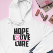 Borstkanker krijger roze lint overlevende vechter hoodie
