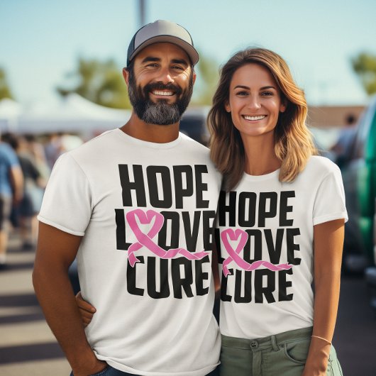 Borstkanker krijger roze lint overlevende vechter t-shirt