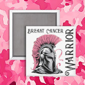 Borstkanker Krijger Vierkante Koelkast Magneet