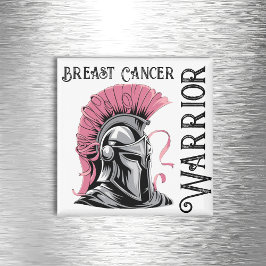 Borstkanker Krijger Vierkante Koelkast Magneet