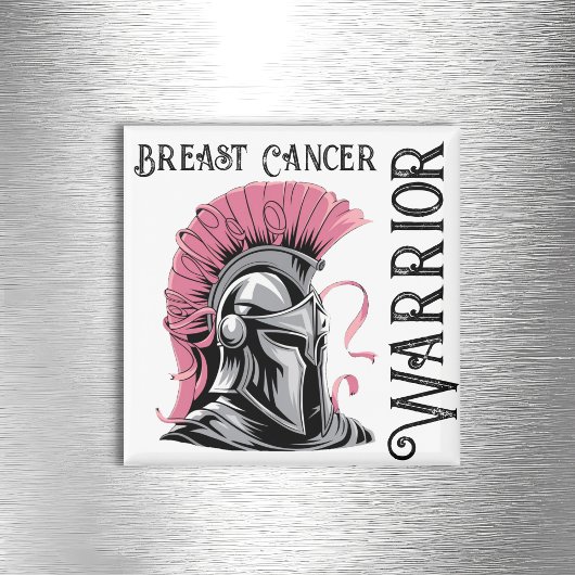 Borstkanker Krijger Vierkante Koelkast Magneet