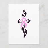 Borstkanker Kruis Briefkaart (Voorkant)