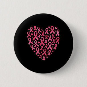 Borstkanker lint bewustzijn Inspirerend Ronde Button 5,7 Cm
