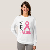 Borstkanker loopt voor een kuur t-shirt (Voorkant volledig)