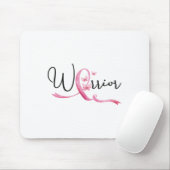 Borstkanker Maand Vlinders Roze Lint Vrouwen' Muismat (Met muis)