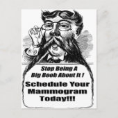 Borstkanker Mammogrammen Briefkaart (Voorkant)