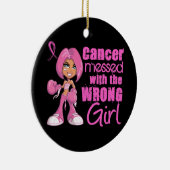Borstkanker meisje 1 keramisch ornament (Rechts)