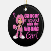 Borstkanker meisje 1 keramisch ornament (Links)