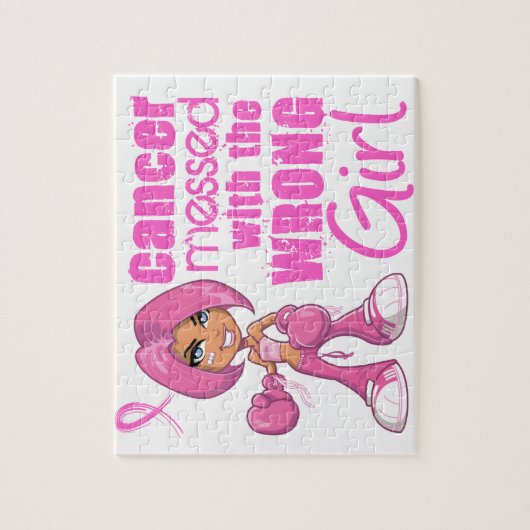 Borstkanker meisje 1 legpuzzel (Verticaal)