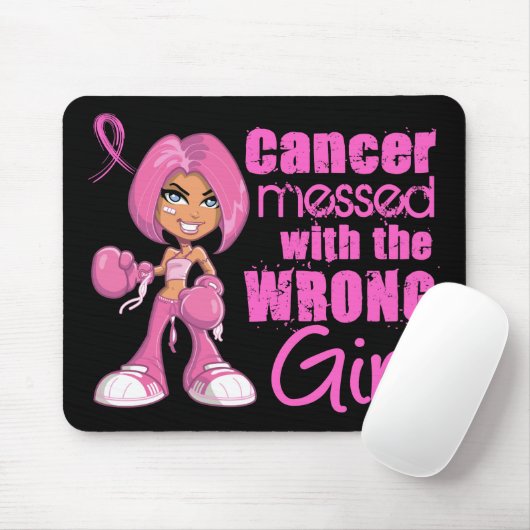 Borstkanker meisje 1 muismat (Met muis)