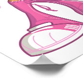 Borstkanker meisje 1 poster (Hoek)