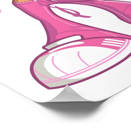 Borstkanker meisje 1 poster (Hoek)