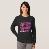 Borstkanker meisje 1 t-shirt (Voorkant volledig)