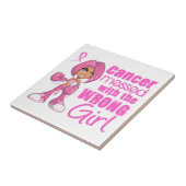 Borstkanker meisje 1 tegeltje (Zijkant)