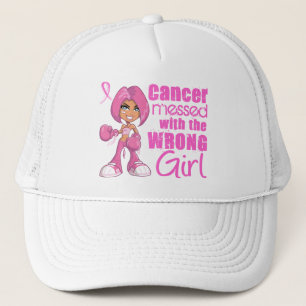 Borstkanker meisje 1 trucker pet