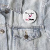 Borstkanker Mijn Hero Mijn moeder Ronde Button 5,7 Cm (In situ)