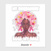 Borstkanker Mijn oncoloog doet mijn haarkanker su Sticker (Vel)