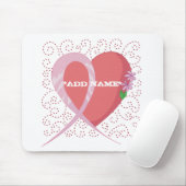 Borstkanker Mousepad Muismat (Met muis)