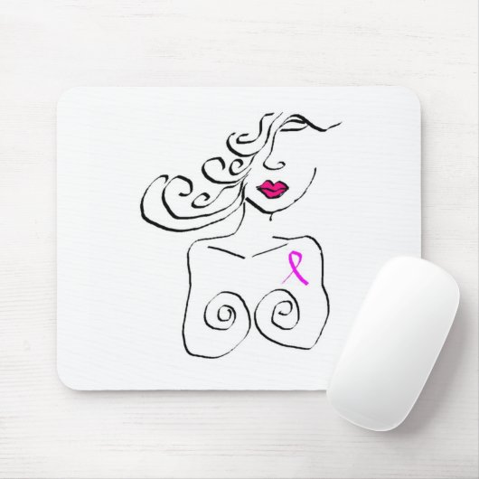 Borstkanker Muismat (Met muis)